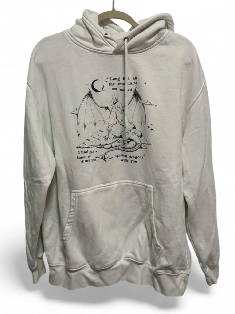 Taylor Swift Speak Now Taylor’s Version Dragon Song Lyrics White Sweatshirt